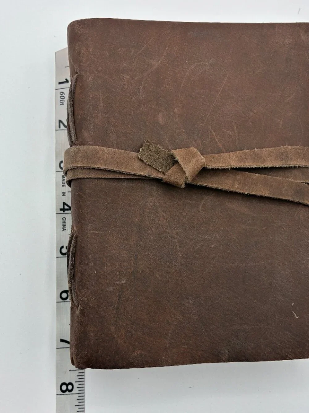 NEW Rustic Leather Bound Wrap Journal Book Handmade Paper Pages Blank